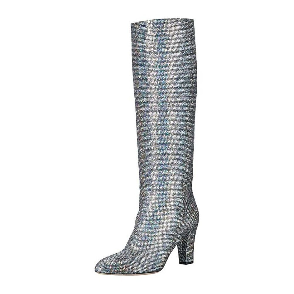 Sarah Jessica Parker "Studio" Women's Knee High Sparkle Boot NEW